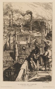 Gazette des Beaux-Arts: ゴブラン地区 作： Auguste Louis Lepère