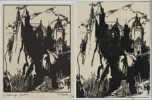 ドイツフィーダーレ、1914年。 作： Auguste Louis Lepère