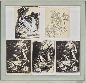 爆発 作： Auguste Louis Lepère