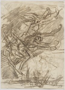 大地に溶ける死と情熱 作： Auguste Louis Lepère
