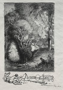 6月のLa Ravine 作： Auguste Louis Lepère