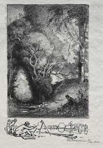 1913年6月のララヴィーン。 作： Auguste Louis Lepère
