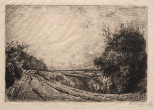 ルート・ド・ラ・フーソエ、1913年。 作： Auguste Louis Lepère