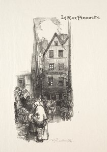 ピルエット通り 作： Auguste Louis Lepère