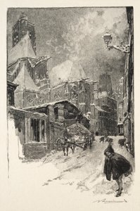 バーズ ストリート 作： Auguste Louis Lepère