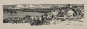 Vallee de la Solle。 作： Auguste Louis Lepère
