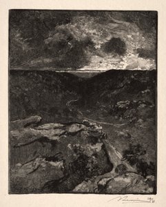 フランチャードの谷。 作： Auguste Louis Lepère