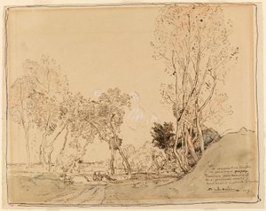 風景 作： Auguste Louis Lepère
