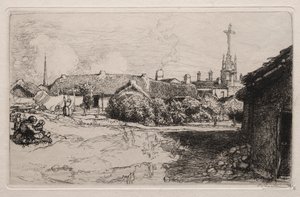 カルバリー、サン・ジャン・ド・モン 作： Auguste Louis Lepère
