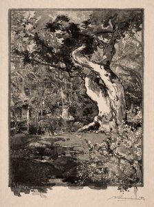 ルクロヴィス、ベルクロワ高原、1890年。 作： Auguste Louis Lepère
