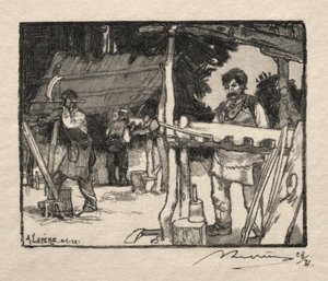 スラットメーカー 作： Auguste Louis Lepère