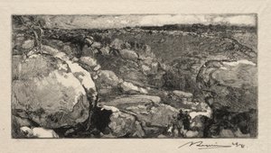 ロングロシェサーカス 作： Auguste Louis Lepère