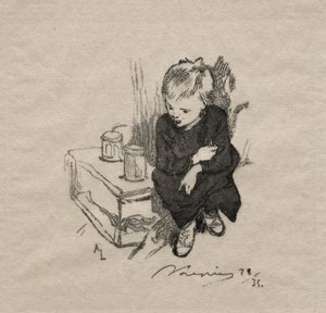 その少年はその時、1889年でした。 作： Auguste Louis Lepère