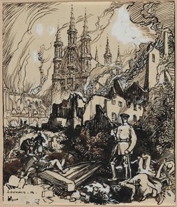 ルーヴェン、1914年。