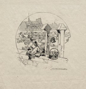 りんご市場 2号店 作： Auguste Louis Lepère