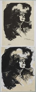 ジョフル元帥、1914年。 作： Auguste Louis Lepère
