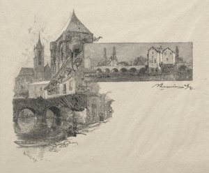 モレット-タンミル。 作： Auguste Louis Lepère