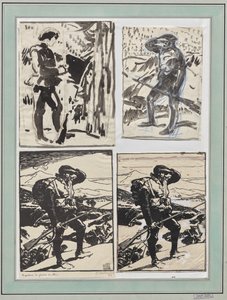 ライン川平野を望む 作： Auguste Louis Lepère