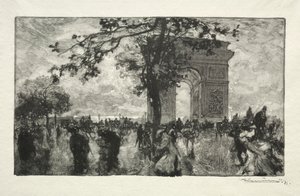木の帰還 作： Auguste Louis Lepère