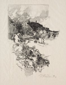 ヴェルサイユへの道 作： Auguste Louis Lepère