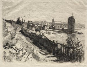 聖セルヴァン 作： Auguste Louis Lepère
