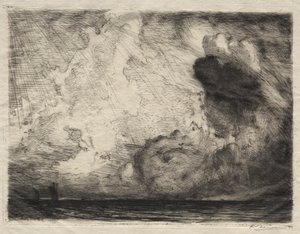 シースケープ、1911年。 作： Auguste Louis Lepère