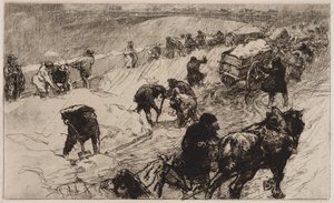 スノーボールファイト：ケオフルール、1890年。