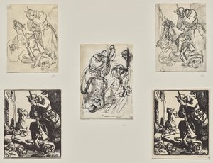 ドイツ兵 作： Auguste Louis Lepère