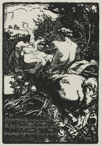 ケンタウロス 作： Auguste Louis Lepère