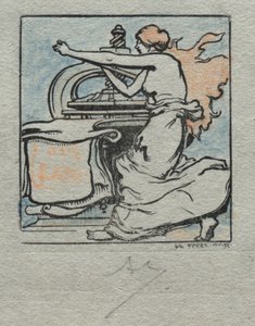 プリンター。 作： Auguste Louis Lepère