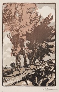 休憩所 作： Auguste Louis Lepère