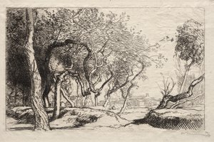 ツイステッドツリー、1915年。 作： Auguste Louis Lepère
