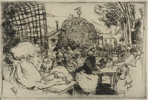 せむしのふたり 作： Auguste Louis Lepère