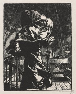 1914年の戦争。最初のシリーズ。 1915年、怒りのウィリアム皇帝。 作： Auguste Louis Lepère