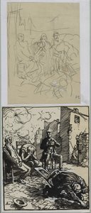 1914年、3人の人質が座った。