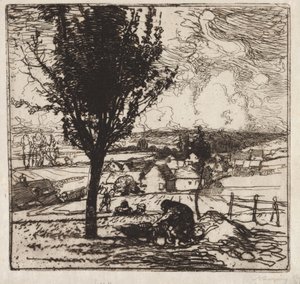 ジュイ・ル・ムーティエの願い 作： Auguste Louis Lepère