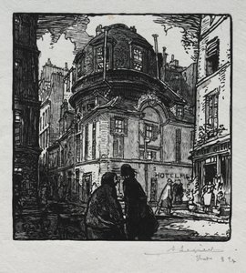 ホテルコルベールの景色。 作： Auguste Louis Lepère