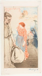ウォッシャーウーマン 作： Auguste Louis Lepère