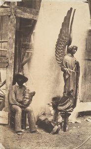 [情熱の天使、サント・シャペル、パリ]、1853-1854。 作： Auguste Mestral