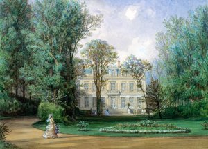 ホテルレインボー、シャンゼリゼ大通り、57パリ通り、1868（紙、トイレ付き） 作： Auguste Paul Charles Anastasi