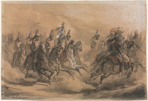 騎兵突撃 作： Auguste Raffet