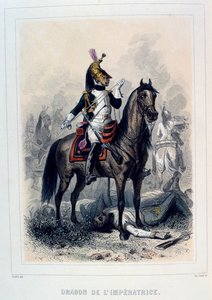 ドラゴンドリンペラチス、ライトドラグーン、1859年。 作： Auguste Raffet