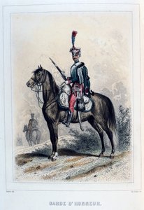 名誉のガード、1859年。 作： Auguste Raffet