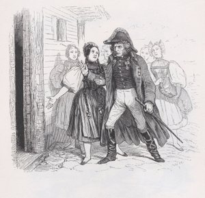 ベランジェ全集からの亡命者、1836年。 作： Auguste Raffet