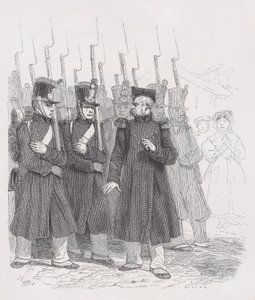 ベランジェ全集、1836年からの古い伍長。 作： Auguste Raffet