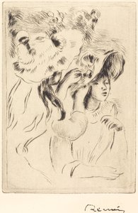 帽子のピン 作： Auguste Renoir