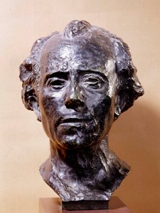 グスタフ・マーラー（1860-1911）の胸像 作曲家 オーギュスト・ロダン（1840-1917）の彫刻 19世紀 パリ、ロダン美術館