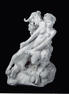 牧神とニンフ、1886年頃（石膏） 作： Auguste Rodin