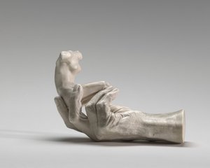 ロダンの手、女性像、1917年。