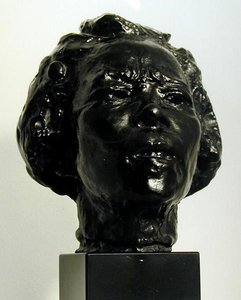 Hanoko（ブロンズ）（モノクロ写真） 作： Auguste Rodin
